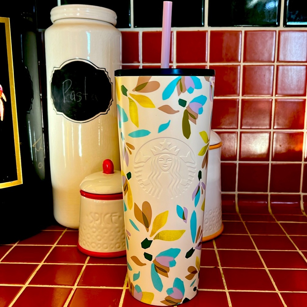 Starbucks NEW RELEASE 2023 Valentines Snowdrop Floral Tumbler TUMBLER